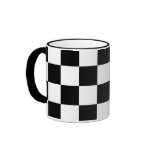 Checkered Black and White Mug