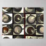 Checkered Coffee Posters