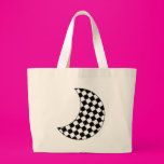 Checkered Crescent Moon Bag