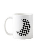 Checkered Crescent Moon Mugs Checkered Crescent Moon Mugs