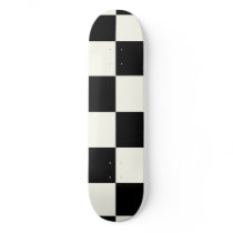 Checkered Flag 1-_-Just Floor It Skate Board Deck