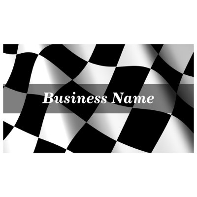 Checkered Flag Background Business Cards