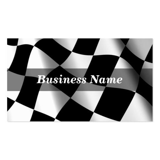 Checkered Flag Background Business Cards