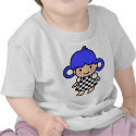 Checkered Flag Girl t-shirts by racing_car Checkered Flag Girl t-shirts