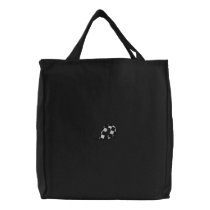 Checkered Flag Letter D embroidered bags by ZazzleEmbroidery Checkered Flag Letter D embroidered bags