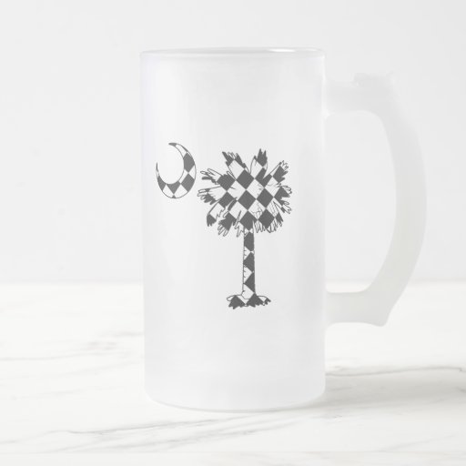 Checkered Flag Palmetto Mugs