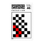 Checkered Flag postage