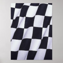 Checkered flag print