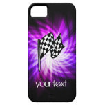 Checkered Flag; purple