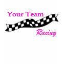 Checkered Flag Swoop Race Team Tank t-shirts by TeamLooks Checkered Flag Swoop Race Team Tank t-shirts