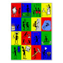 Checkered Fun And Games cards by wsellars Checkered Fun And Games cards