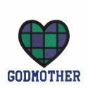 Checkered Heart Godmother Embroidered Shirt embroidered shirts