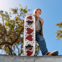 Checkered Heart Skate Decks
