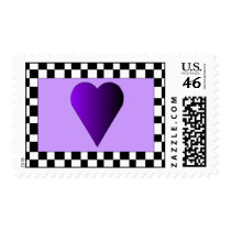 Checkered heart stamp by Deedles_Dee Checkered heart stamp