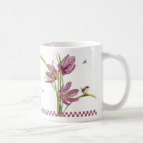 Checkered Lily mug mugs