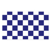 Checkered Navy and White stickers
