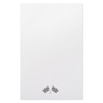 checkered racing flags graphic customized stationery