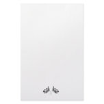 checkered racing flags graphic customized stationery