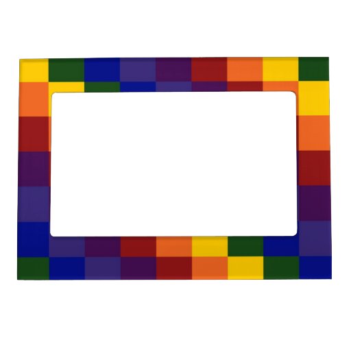 Checkered Rainbow Frames