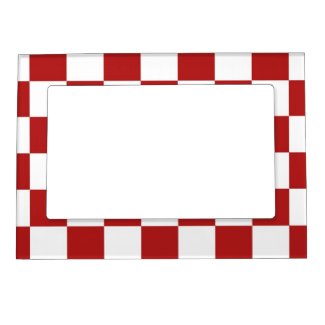 Checkered Red and White