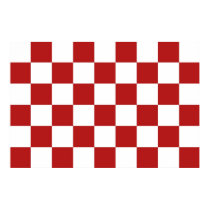 Checkered Red and White posters