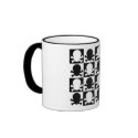 Checkered Skulls Mug