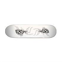 Checkered Spider Skateboard