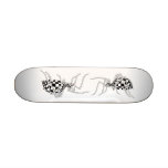 Checkered Spider Skateboard