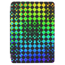 Checkered Twist iPad Air Cover at Zazzle