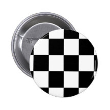 Checkers Pinback Button