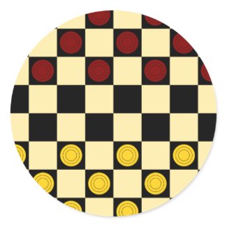 Checkers Sticker 