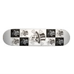 checkerskull custom skateboard