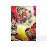 "Checking his List" Card