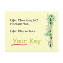 Checking In? Postcard