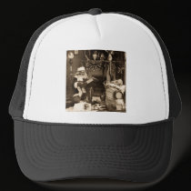 Checking It Twice - Vintage Stereoview hats