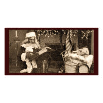 Checking It Twice - Vintage Stereoview photo cards