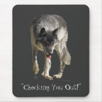 "Checking You Out!" Mouse Pad mousepads