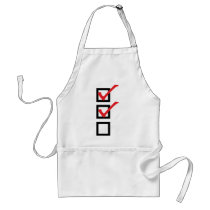 checklist icon aprons