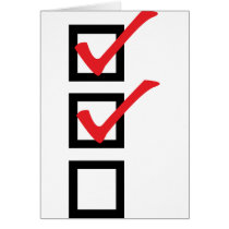 checklist icon greeting cards