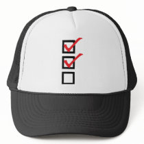 checklist icon hats