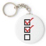checklist icon keychains