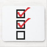 checklist icon mousepads