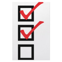 checklist icon stationery