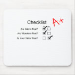 checklist mousepad