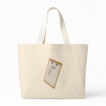 Checklist on a clipboard bags