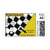 "Checkmate" by U-owe-me.com postage by uoweme "Checkmate" by U-owe-me.com postage