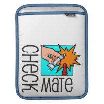 Checkmate chess pieces (board game) ipad sleeve
