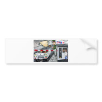 Checkpoint Charlie,Berlin, Cartoon Bumper Stickers