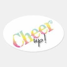 Cheeer Up! Cheerleading Inspired Sticker