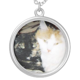Cheek to Cheek Cats necklace
